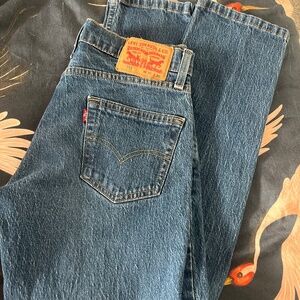 LEVIS 511 blue straight leg denim jeans W29 L 30